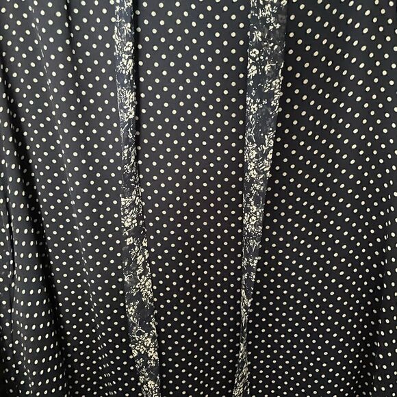 11.1.Tylho blue Isla polka dot tie neck shift dress - Picture 8 of 10